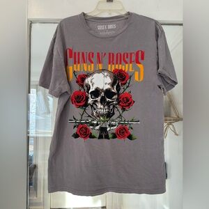 Guns N' Roses Gray Short-Sleeve Graphic Tee